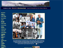 Tablet Screenshot of bluegrasswest.com